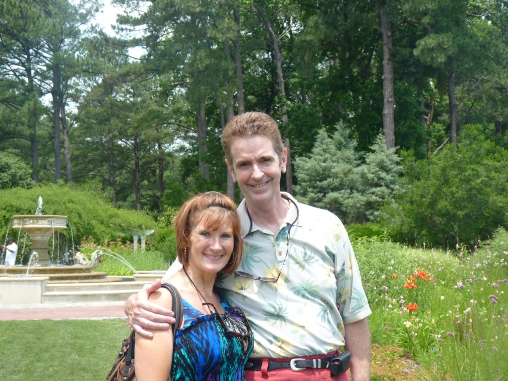 Ginger and Brian at Norfolk Botanical Garden